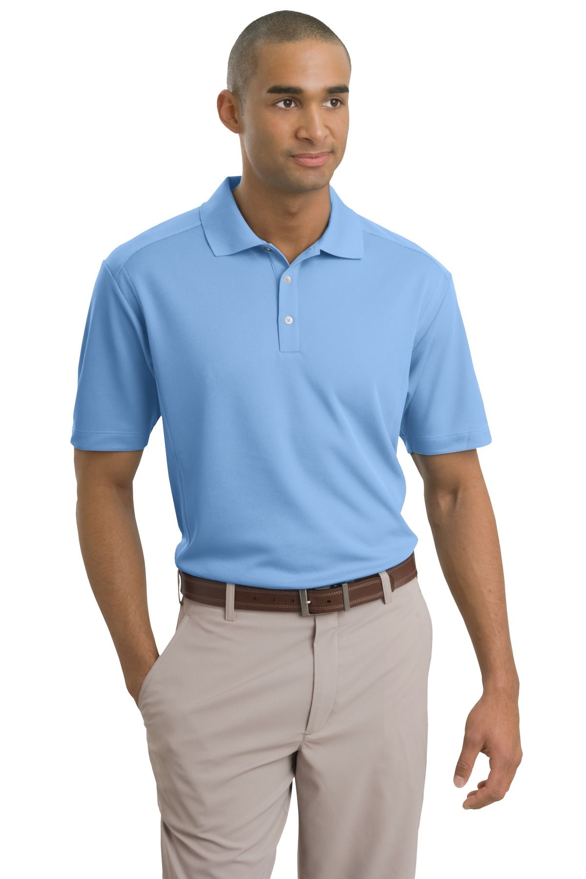 A guy in glacier lake polo